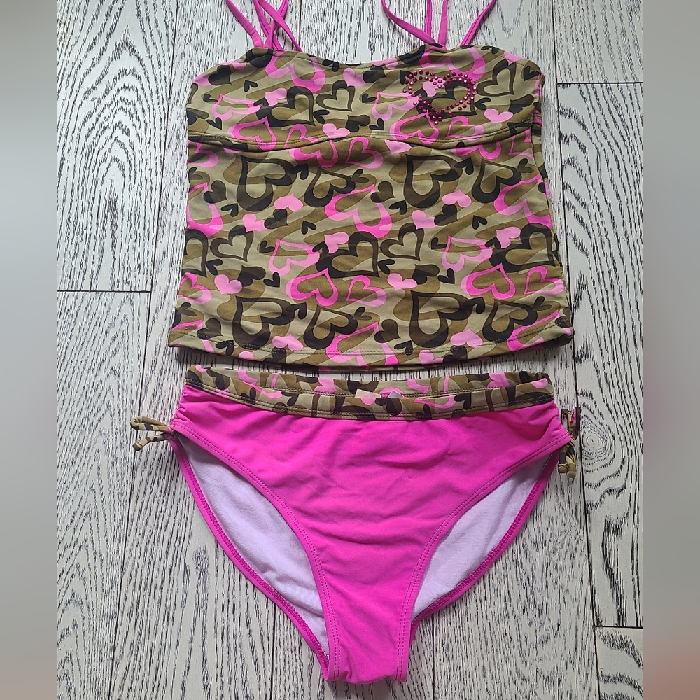 2 piece swimsuit for 8-12 year old girl